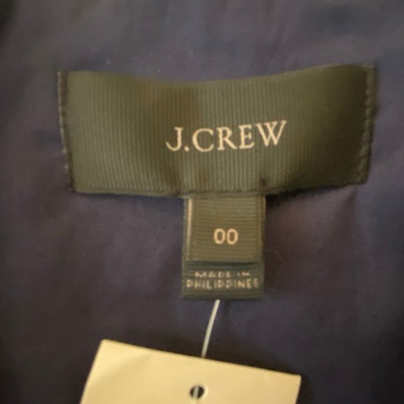 Terrific NWT 00 light blue-grey J Crew Parke blazer in 80% cotton 20% linen - Picture 8 of 12